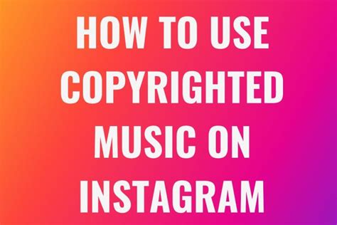 can i use copyrighted music on instagram for a promotional video?